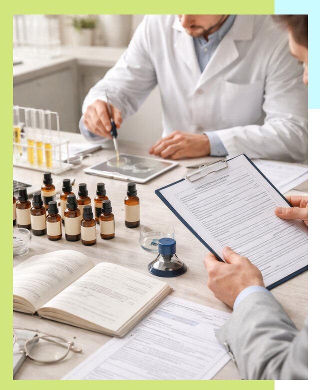 Сертификация эфирных масел и документация качества в Искитиме
