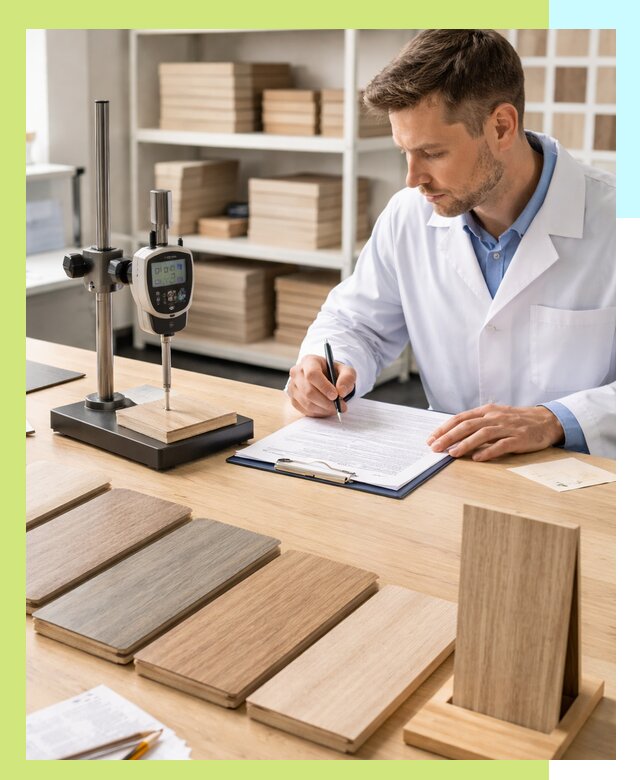 Сертификация ламината с испытаниями и оформлением документов в Искитиме