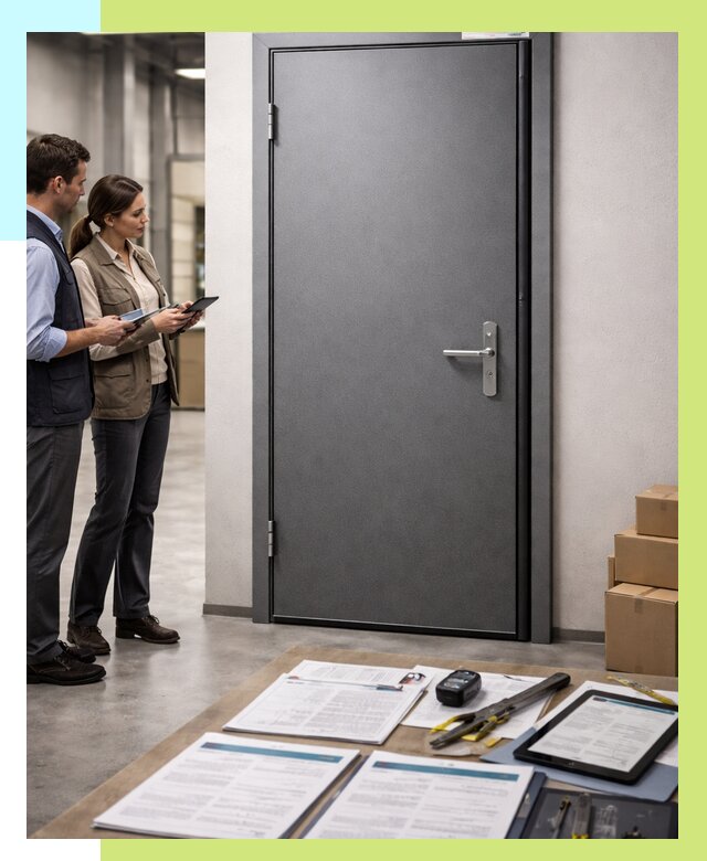 Сертификация противопожарных дверей в Искитиме от 9173 р. | Алешин-Скм