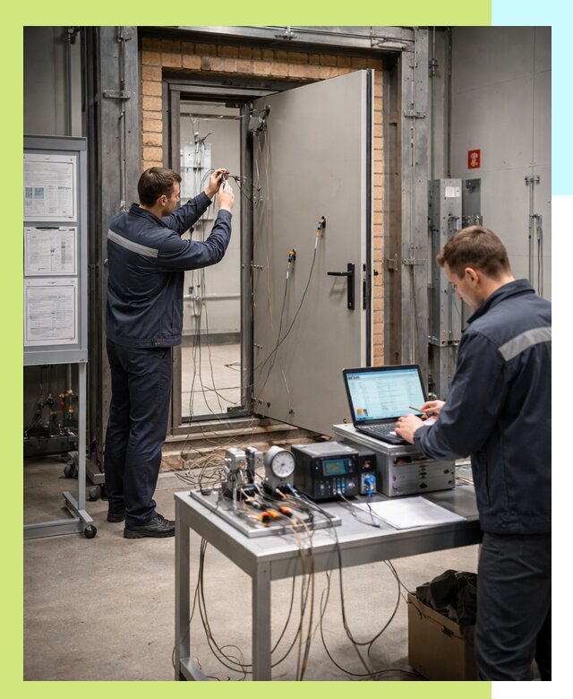 Сертификация противопожарных дверей в Искитиме по ГОСТ и ТР