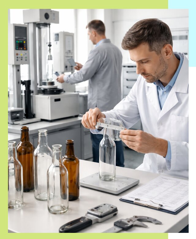 Сертификация стеклянных бутылок и сопутствующей упаковки в Искитиме