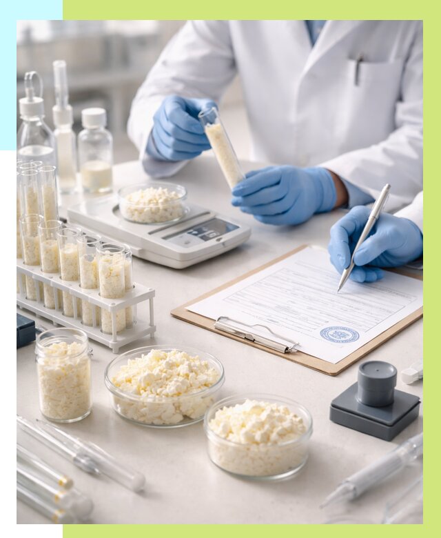 Сертификация творога в Искитиме от 12230 р. под ключ | Алешин-Скм