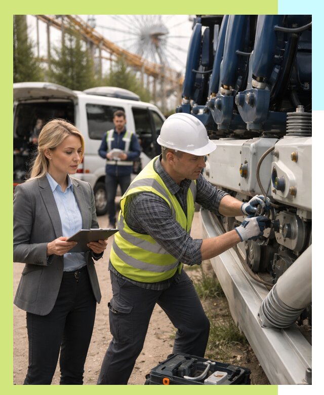 Сертификация аттракционов и проверка безопасности в Искитиме