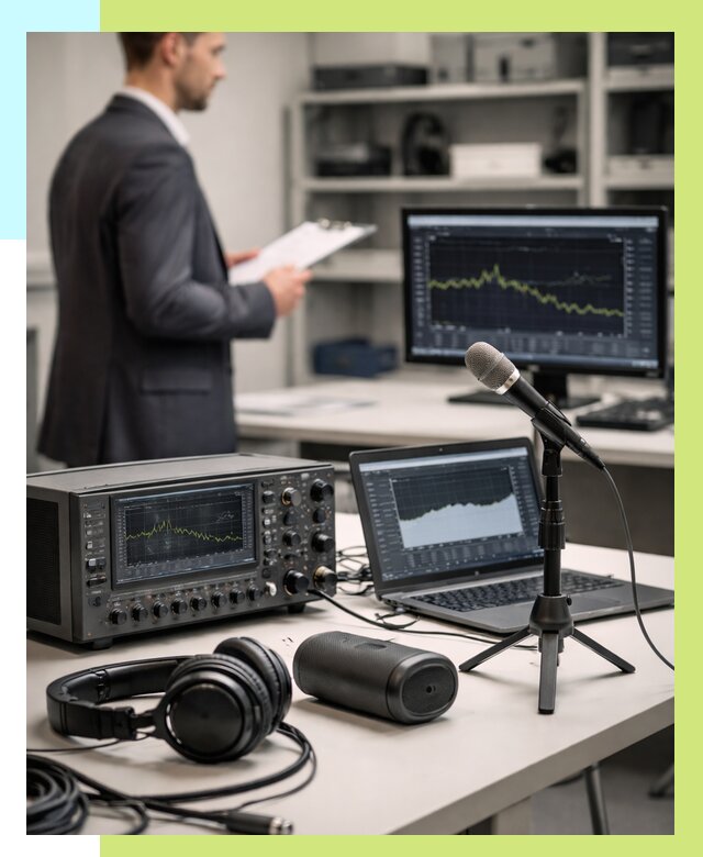 Сертификация аудиотехники в Искитиме от 15288 р., Алешин-Скм