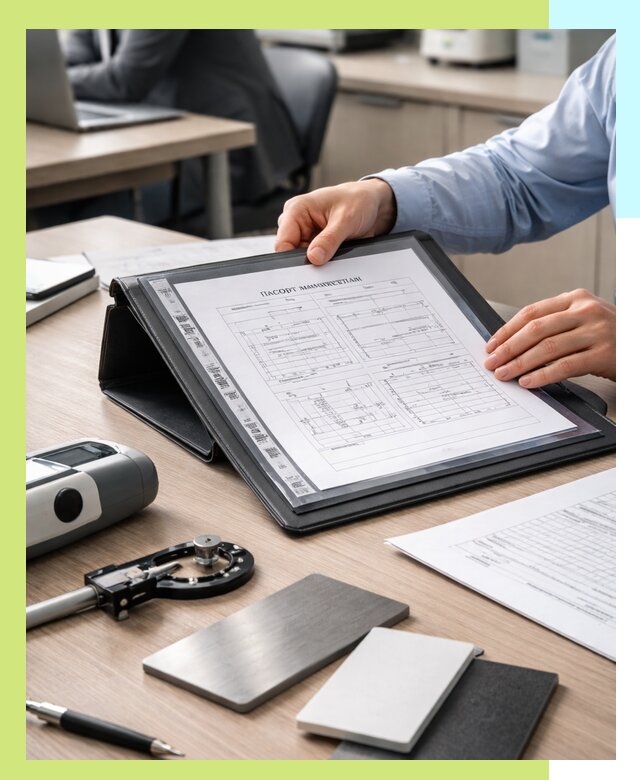 Оформление паспорта материала для продукции в Искитиме