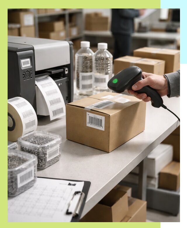 Штрихкодирование продукции и маркировка для продажи в Искитиме