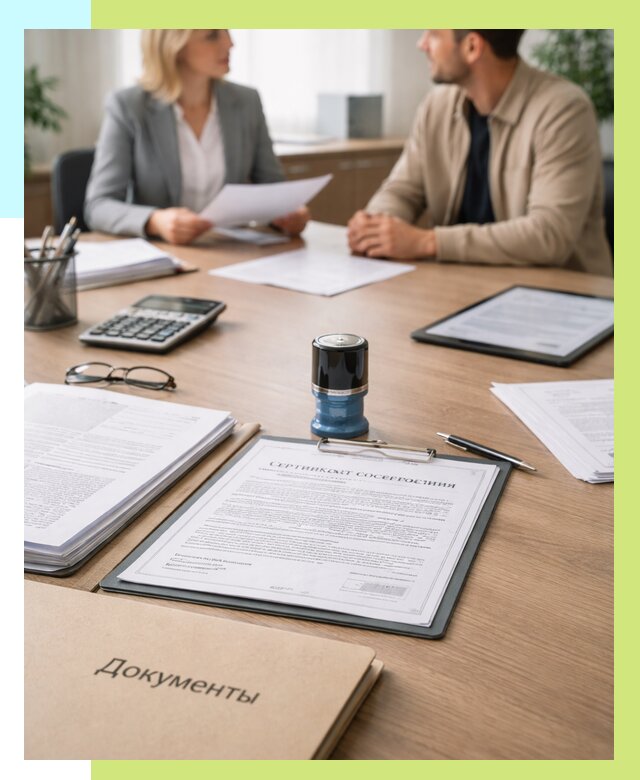 Сертификат соответствия на продукцию в Искитиме от 15288 р.|Алешин-Скм