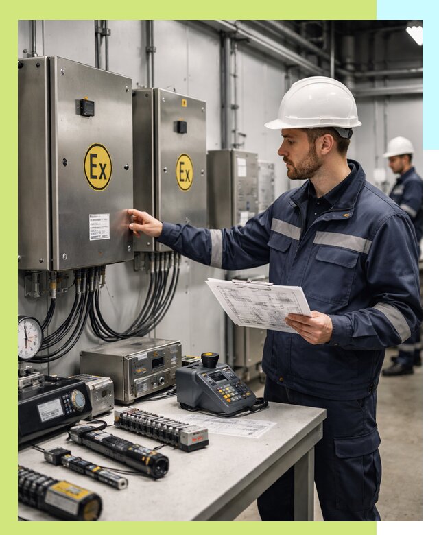 Сертификат взрывозащиты промышленного оборудования в Искитиме