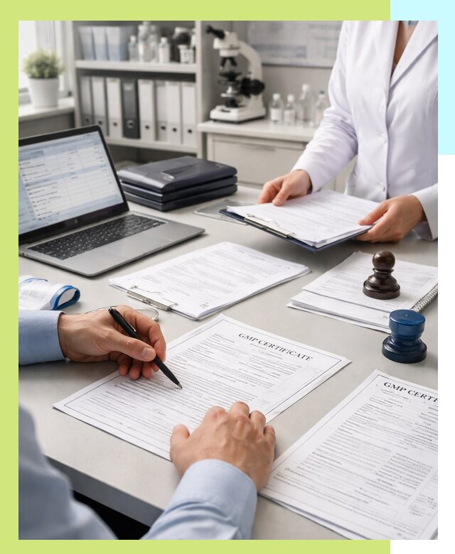 Оформление сертификата GMP в Искитиме для фармпроизводства