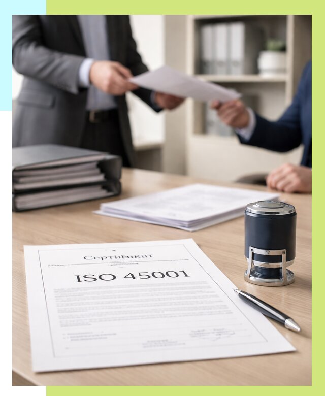 Сертификат ISO 45001 в Искитиме под ключ от 45864 р. | Алешин-Скм
