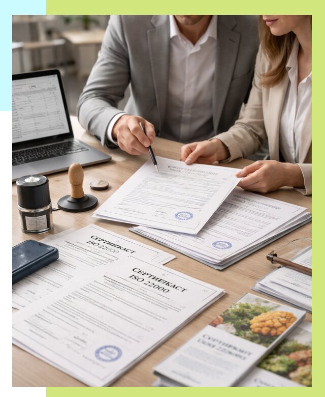 Сертификат ISO 22000 в Искитиме от 40768 р. под ключ | Алешин-Скм