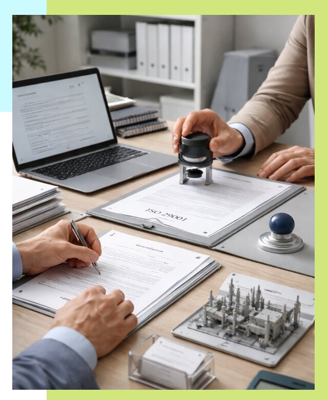 Сертификат ISO 29001 в Искитиме под ключ от 76440 р. | Алешин-Скм