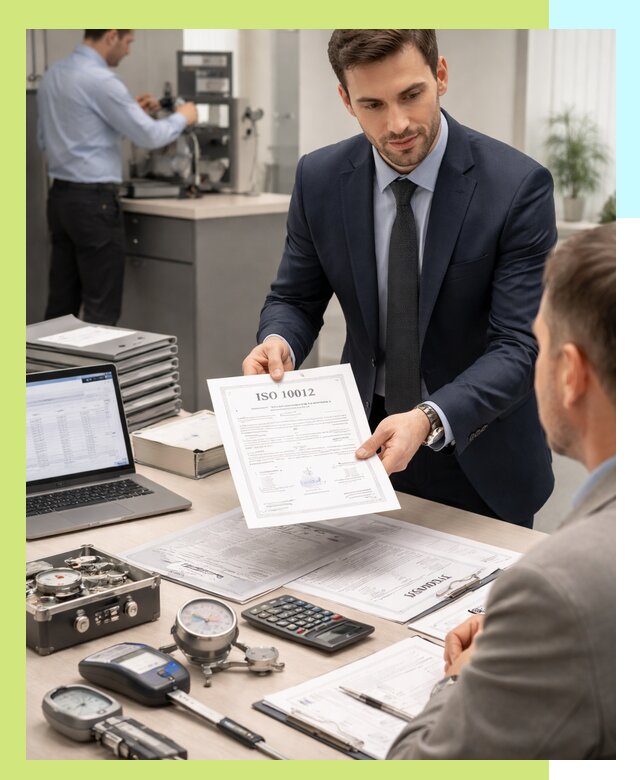 Выдача сертификата ISO 10012 по требованиям метрологии в Искитиме